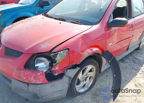 2004 Pontiac Vibe из США, поврежденный, VIN 5Y2SL628X4Z461746